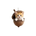 thumbnail image 1 of Elainilye Forest Animal Acorn Christmas Ornaments, Woodland Themed Hanging Decor for Christmas Tree and Home Decoration, 1 of 5