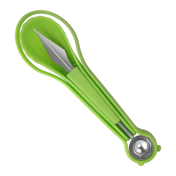 Elainilye Fruit Carving Set, Three-in-One Melon Tool, Professional Carving Knife Kit for Artistic Fruit Sculpting