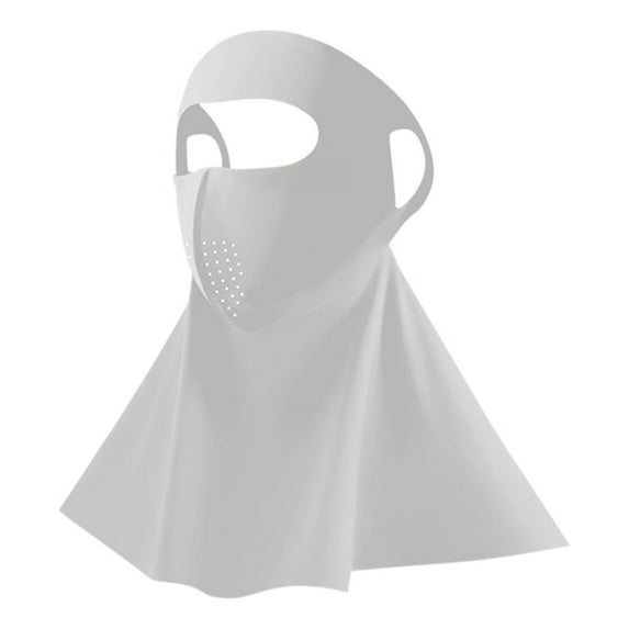 Elainilye Full Coverage Face and Neck Sun Mask, Wide Brim UV Protection Shield, Breathable Outdoor Mask for Hiking, Driving, Beach