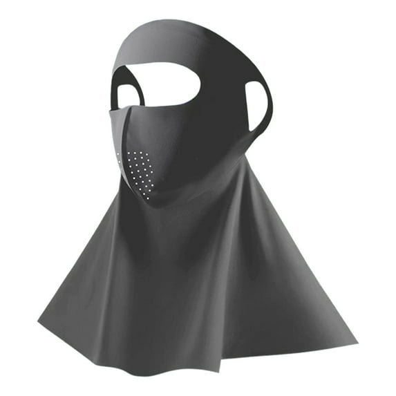 Elainilye Full Coverage Face and Neck Sun Mask, Wide Brim UV Protection Shield, Breathable Outdoor Mask for Hiking, Driving, Beach