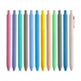 thumbnail image 1 of Elainilye Gel Pens, 12pcs 0.5mm Rollerball Writing Instruments Smooth Ink Flow No Fine Point Refillable Cartridges Office Art Journaling, B, 1 of 6