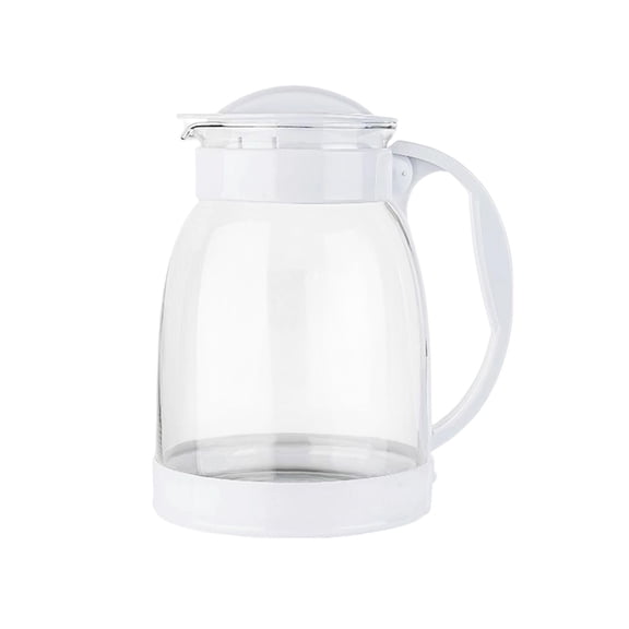 Elainilye Glass Water Pitcher Large Capacity, Lead Free Cold Beverage Jug for Juice Beer Iced Tea, Heavy Duty Carafe for Home Kitchen