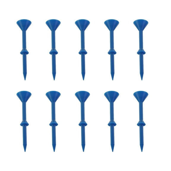 Elainilye Golf Tees, 10pc Glass-Type Accessories, Low Resistance Plastic Holders For Driving Range, Practice Sessions, Non-Limiting Performance