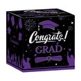 thumbnail image 1 of Elainilye Graduation Party Decor, Graduation Box, Graduation Card Box, for Gift Party Favors Decor, Party Supplies,9IN,Purple, 1 of 6