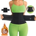 thumbnail image 1 of Elainilye High-Elastic Breathable Waist Trainer Belt, Postpartum Support Shapewear with Mesh Design, Adjustable Fitness Belt for Core Training and Body Sculpting, 1 of 9
