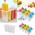 thumbnail image 1 of Elainilye Homemade Popsicle Molds, 4-Cav Silicone Ice Pop Maker with Lid & Sticks, BPA Free Reusable Ice Cream Molds, Easy Release Popsicle Molds for Fruits, Juices, 1 of 9