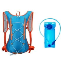 Elainilye Hydration Sports Backpack, 2L Water Bladder Cycling Running Pack, Reflective Safety Nylon Bag for Trail Running Hiking Marathon Endurance Training