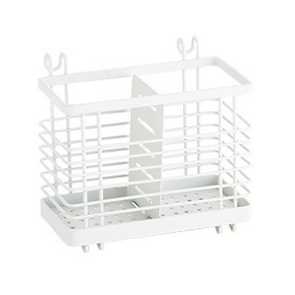 Elainilye Iron Tableware Holding Caddy, Camping Picnic Tool Organizer Rack, Portable Dishware Storage for Outdoor Dining Setup