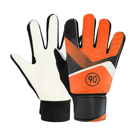 Elainilye Kids Soccer Goalkeeper Gloves Youth Size With Rubber Palm Grip, Hand Protection Wallop Proof Design, Enhances Grip Ball Control For Training Matches Youth Sports