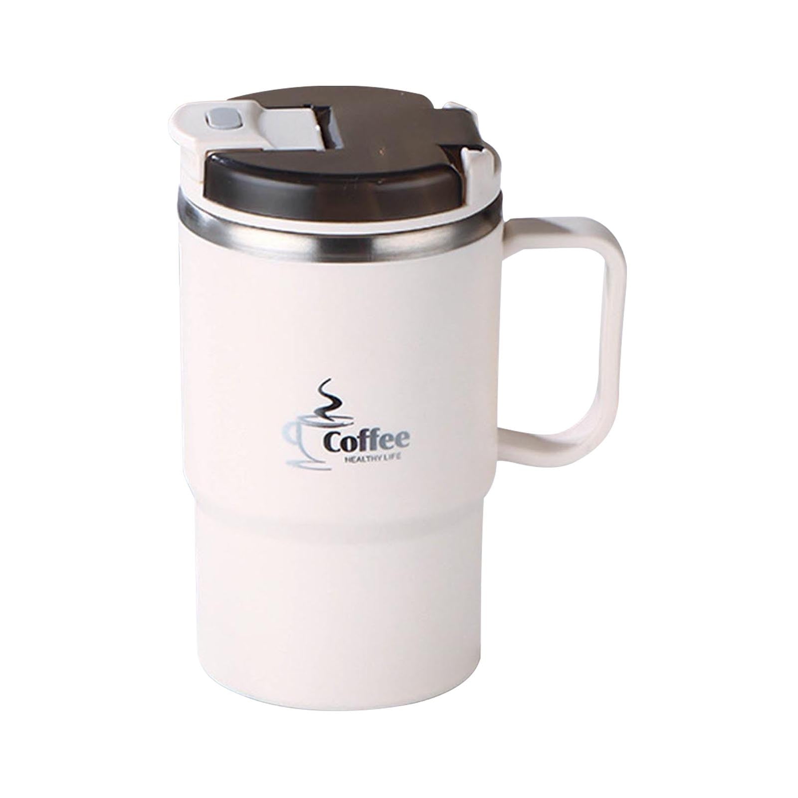 Elainilye Large Capacity 304 Stainless Steel Double Wall Mug, 24 oz  Insulated Cup with Handle, Thermal Travel Mug for Coffee Tea, Office Home  Use