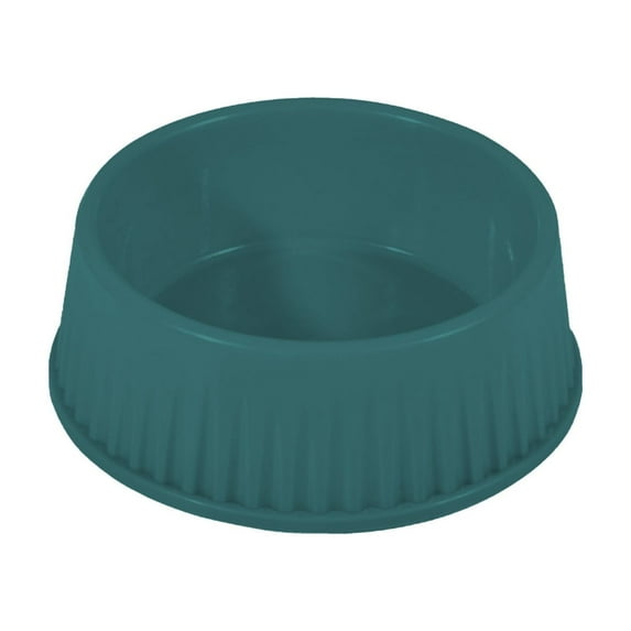 Elainilye Large Capacity Plastic Pet Bowls Non-slide Easy Clean for Dogs Cats Food and Water Multi-colored Design