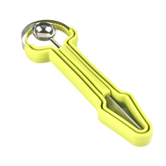 Elainilye Melon Baller Scoop Set, Fruit Digging Tool, Stainless Steel Fruit Carving Tool, Watermelon Scoop Three Piece Set