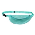 thumbnail image 1 of Elainilye Mesh Beach Bag, Clear Pack Stadium Approved, Transparent Waist Bag for Women,Fashion Belt Bag for Festival Travel Beach Concerts Sporting Event, Green, 1 of 6