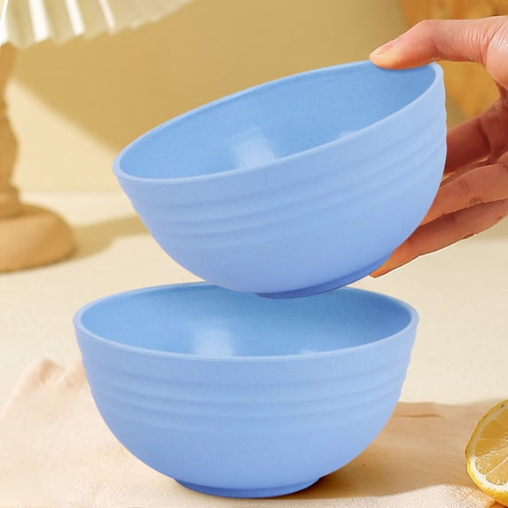 Elainilye Microwave-safe Plastic Serving Bowl, Dishwasher-friendly Cereal Dish, Lightweight Food Container for Salad Mixing, Noodle Serving, Kitchen Dining Use