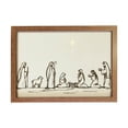 thumbnail image 1 of Elainilye Nativity Scene Framed Wall Decoration with Bethlehem Star for Christmas Home Office Decor Religious Holiday Display and Gift Idea, 1 of 9