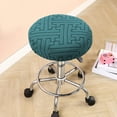 thumbnail image 1 of Elainilye Non-Slip Round Bar Stool Cover, Elastic Bands Secure Seat Cover Protector, Washable Fabric Stool Slipcover for Kitchen Counter, Dining Room, Home Decor, 1 of 6