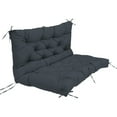 thumbnail image 1 of Elainilye Outdoor Swing Seat Cushions,Indoor Outdoor Soft Seat Cushions, For Living rooms, Furniture, Courtyards,40×40IN,Black, 1 of 6