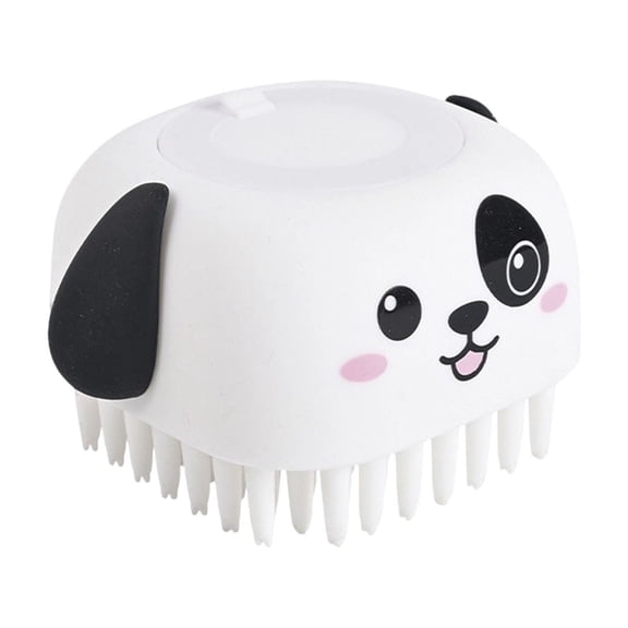 Elainilye Pet Bath Brush Dog Grooming Massage Tool Soft Silicone Rubber Bristles for Shedding Shampoo Application for Cats Dogs