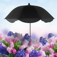 thumbnail image 1 of Elainilye Plants Sun Shade Umbrella, Garden Stake Parasol Cover UV Rain Protection Canopy Shelter for Potted Plants Flowers Outdoor Patio Yard Balcony​​, Black, 1 of 5
