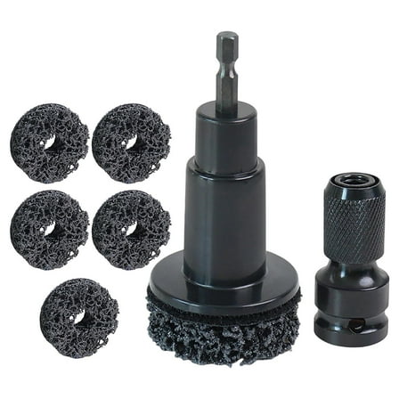 Elainilye Portable Brake Hub Rust Removal Tool, Wheel Cleaning Polishing Kit, Automotive Maintenance Set for Restoration, DIY Repairs