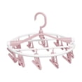 thumbnail image 1 of Elainilye Portable Foldable Clothes Drying Rack, 20 Rotating Clip Underwear Hanger, Multi-Purpose Laundry Organizer for Travel, Balcony, 1 of 6