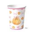 thumbnail image 1 of Elainilye Pumpkin Party Cups 10-Piece Fall Bow-Ties Theme, Thanksgiving Paper Cups for Drinks, Holiday Party Tableware., 1 of 6