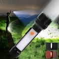 thumbnail image 1 of Elainilye Rechargeable LED Emergency Flashlight, Red Light Mode for Roadside Repairs, Compact Torch for Camping and Power Outages, 1 of 9