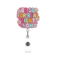 thumbnail image 1 of Elainilye Retractable Badge Reel Automatic Retracting ID Card Holder for Work Security Lanyard Keychain, 1 of 6
