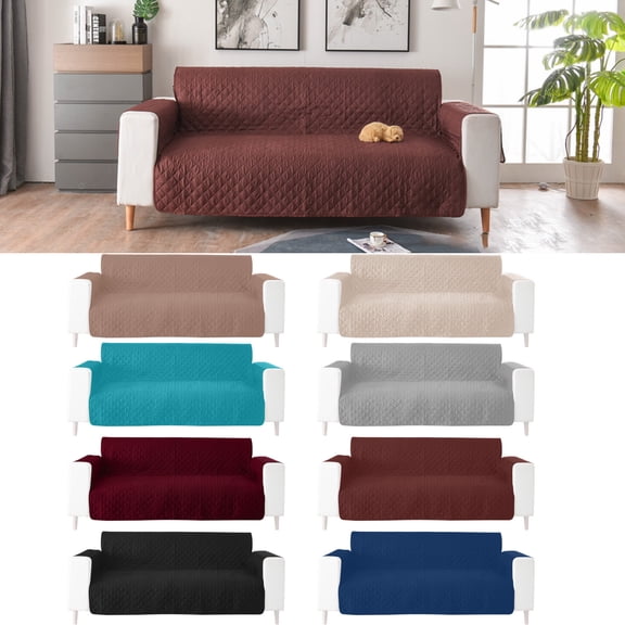 Elainilye Reversible Sofa Cover, Waterproof Pet Protector, Elastic Furniture Slipcover for Cats Dogs