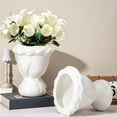 thumbnail image 1 of Elainilye Roman Column Flower Pot, 4L Square Bottom High Legged Outward Expanding Planter for Indoor Outdoor Plants Garden Decor, 1 of 6