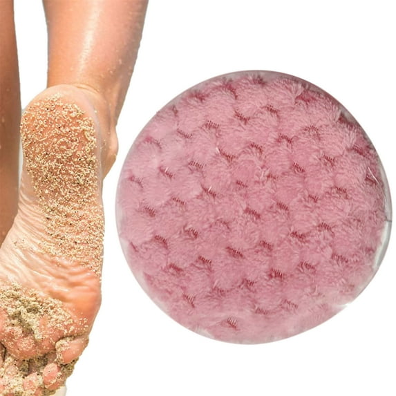 Elainilye Sand Remover for Beach, Soft Sand Wipe Off Mitts- Beach Sands Remover Cleaner Mitts Bag for Beaches Activities Volleyball Sandboxes, Pink