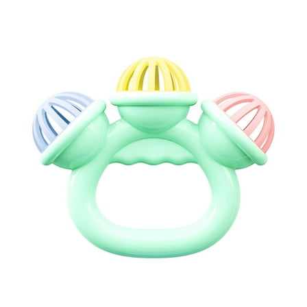 Elainilye Sensory Rattle Toys for Infants, Newborn Baby Rattles and Teethers, Hand Held Bells, Multifunctional Learning Hand Toys for 0-3 6 12 Months