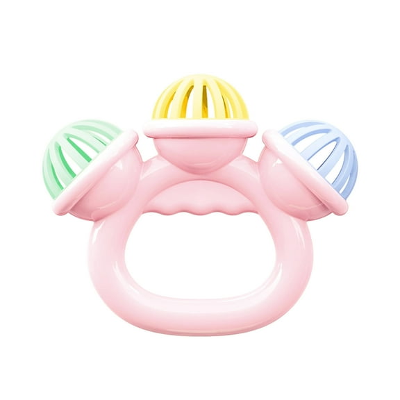 Elainilye Sensory Rattle Toys for Infants, Newborn Baby Rattles and Teethers, Hand Held Bells, Multifunctional Learning Hand Toys for 0-3 6 12 Months