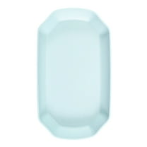 Elainilye Serving Tray, Octagonal Plastic Platter Anti Slip Surface for Burgers Fast Food Cafeteria Home Dining Use​​, G