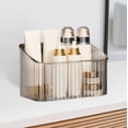 thumbnail image 1 of Elainilye Shower Caddy, 4 Tiers Adhesive Bathroom Shelf Organizer - No Drill Toothbrush Razor Holder with Towel Hook, Rustproof Design, Gray, 1 of 6