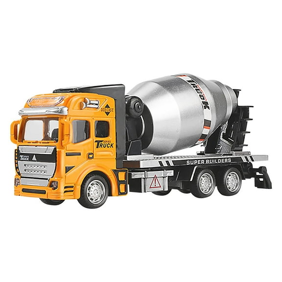 Elainilye Simulation Simulation Model Toy 1:38 Alloy Car Series Tow Truck Trailer Garbage Car Fire Truck Transport Vehicles For Kids Toys