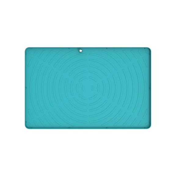 Elainilye Under Sink Mat 34 x 22 Inches for Bathroom Kitchen Cabinets Non-Slip Drip Tray Easy to Clean Under Shelf Liner Eco-Friendly Waterproof Protective Mat