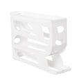 thumbnail image 1 of Elainilye Sliding Refrigerator Egg Storage Box, 4-Layer Automatic Rolling Egg Keeper, Countertop Kitchen Organizer for Fresh Eggs, Space-Saving Fridge Side Door Rack, Household Essential, 1 of 5