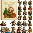 thumbnail image 1 of Elainilye Sloth Themed Advent Calendar 2025 for Animal Lovers Christmas Countdown with 24 Surprise Items for Kids and Adults Holiday Fun, 1 of 3