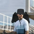 thumbnail image 1 of Elainilye Solar Fan Hat, Summer Cooling Cap with Rechargeable Portable Fans Foldable Sun Hat for Outdoor Activities Hiking Gardening Travel​​, Black, 1 of 5