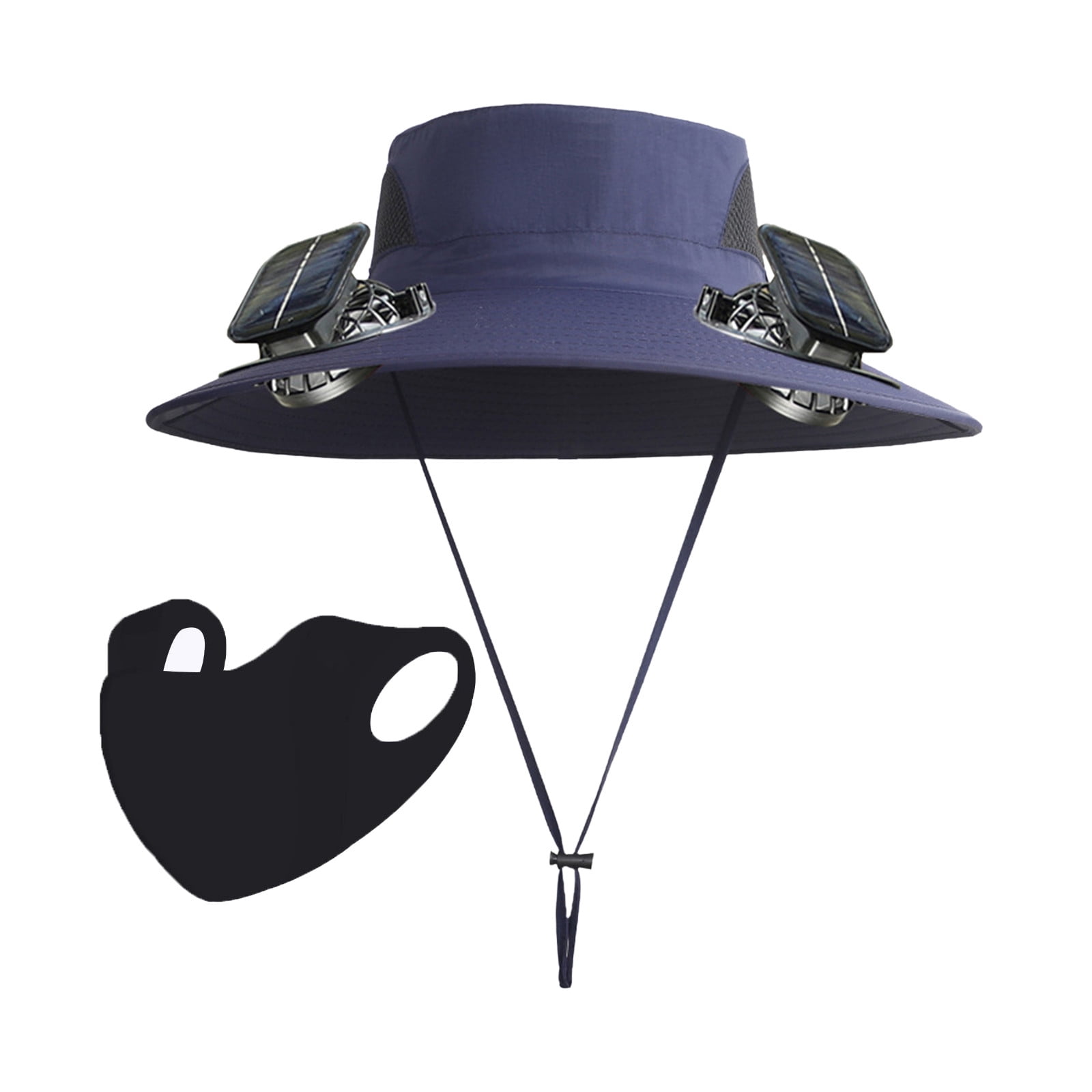 Elainilye Solar Operated Wide Brim Ventilated Sun Hat, 3 Speed ...