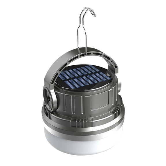 Elainilye Solar Tent Light, 6-Mode Rechargeable Lantern, Portable Camping Lamp for Emergency Home