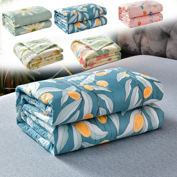 Elainilye Summer Quilts, Summer Cool Quilt Machine Washable Thin Quilt, for Bedroom Student Dorm, 40×60In
