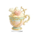 thumbnail image 1 of Elainilye Tea Cup Ornament, Romantic Desktop Decor for Valentines Day, Gift for Lover, Ceramic Cup Figurine, Home Decoration, 1 of 4