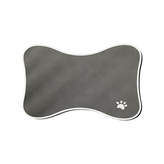 Elainilye Textured Silicone Pet Dining Mat For Floor Protection, Non Skid Feeder Pad For Cats Dogs, Water Resistant Easy Wipe Clean Food Water Bowls Area