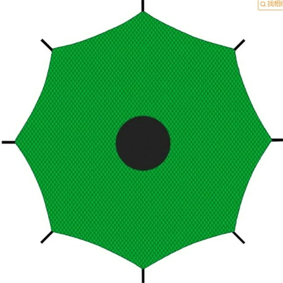 Elainilye Trampoline Cover, 6ft/10ft/12ft/14ft UV-Resistant Shade Top Replacement Protector Rain Guard Accessory for Outdoor Jump Bed, 14 FT