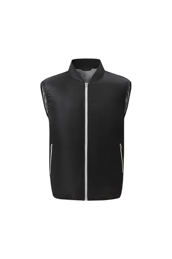 Elainilye Unisex Cooling Jacket with Fan, Outdoor Comfort Wear, Temperature Control Layer for Sports, Summer, Heat Relief