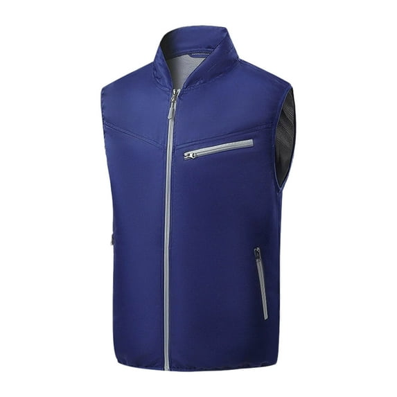 Elainilye Unisex Cooling Jacket with Fan, Outdoor Comfort Wear, Temperature Control Layer for Sports, Summer, Heat Relief
