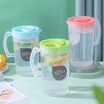 thumbnail image 1 of Elainilye Water Pitcher with Lid, Refrigerator Water Kettle,for Fruit Teapot Lemonade Drink Containers, 2.2L,Blue, 1 of 7