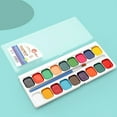 thumbnail image 1 of Elainilye Watercolor Paint Set, Semi-dry Solid Design with 12 Colors for Children's Art, Washable Paint for Kids Painting and Craft Projects, 1 of 8